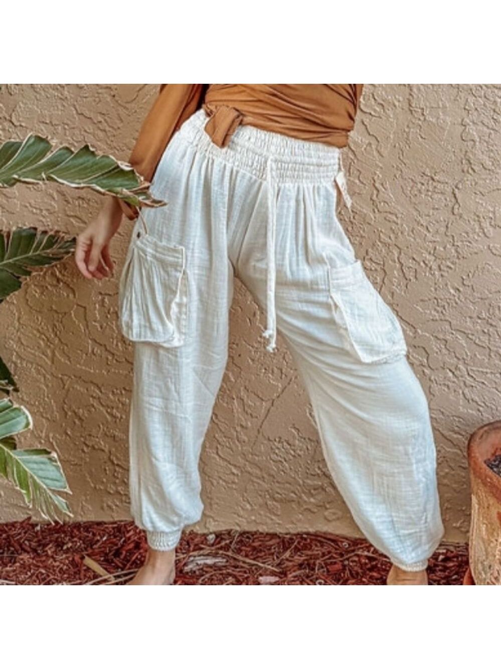 Gardenbelle Moonstone Cargo Joggers Large Extra Large New With Tags